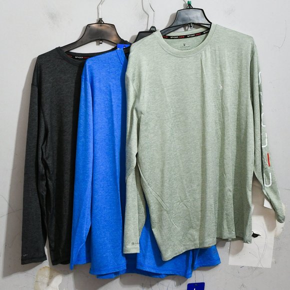 3 size L NWT ! Spyder Men’s sun tee ( Rash Guard),50+ UPF,lightweight - Picture 1 of 7